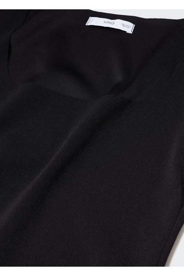 Kare dekolteli tişört - 5