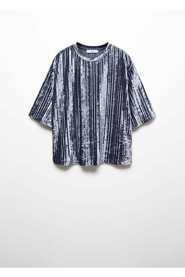 Kadife Pilili Tişört - 3