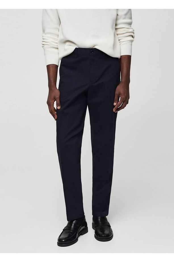 Regular fit pamuklu pantolon - 1