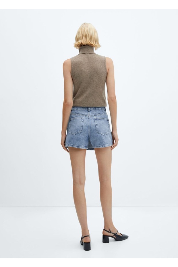 Denim Pantolon Etek - 4