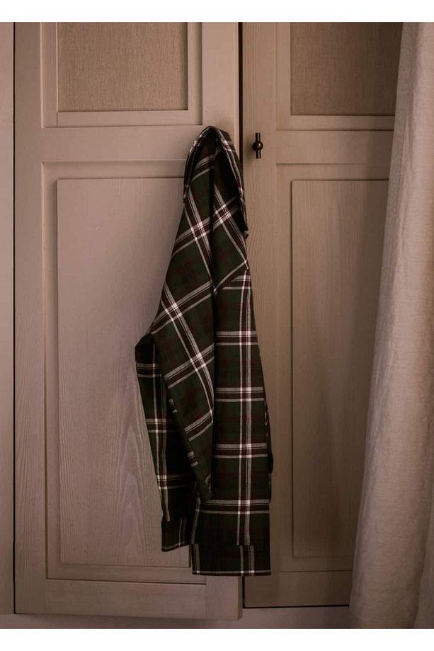 Pamuklu Flanel Pijama Gömlek - 8