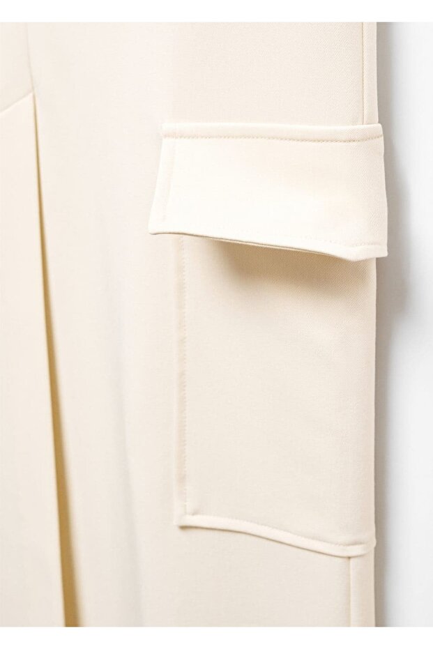 Yırtmaçlı Kargo Etek - 5