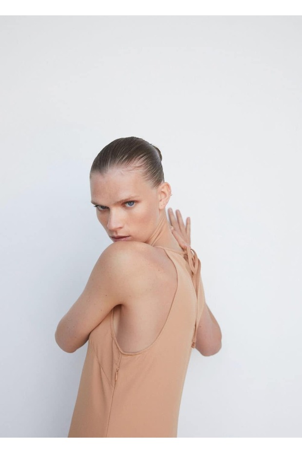 Pili Parçalı Elbise - 7