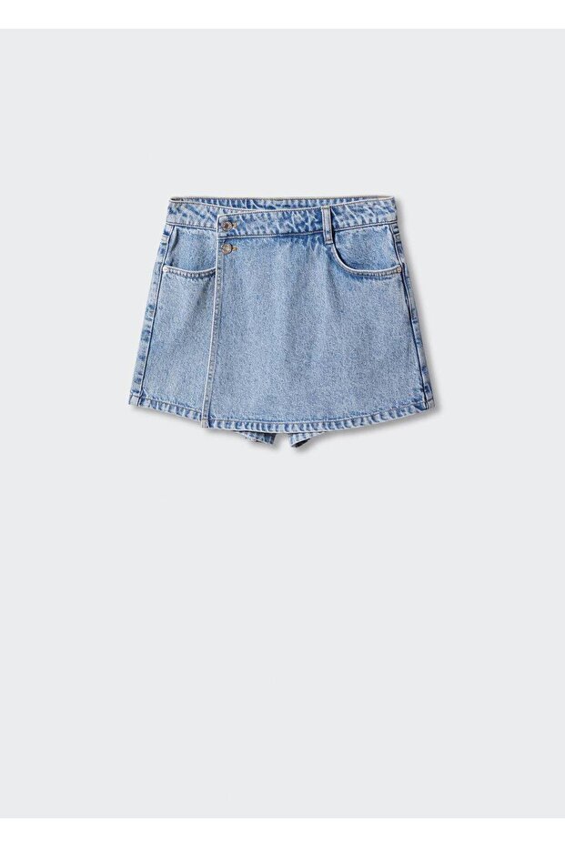 Denim Pantolon Etek - 3