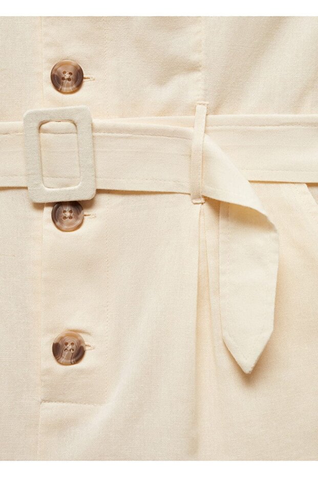 Düğmeli kısa tulum - 6