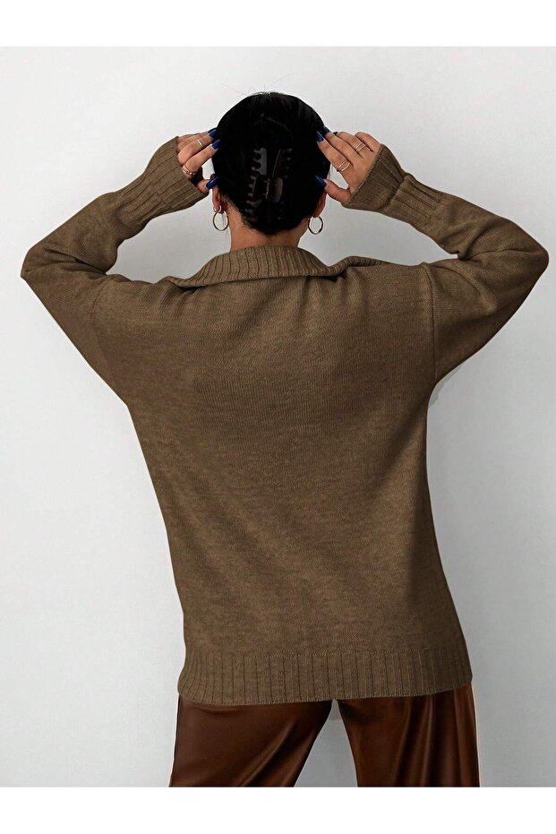 سترة بياقة بسحاب - 5