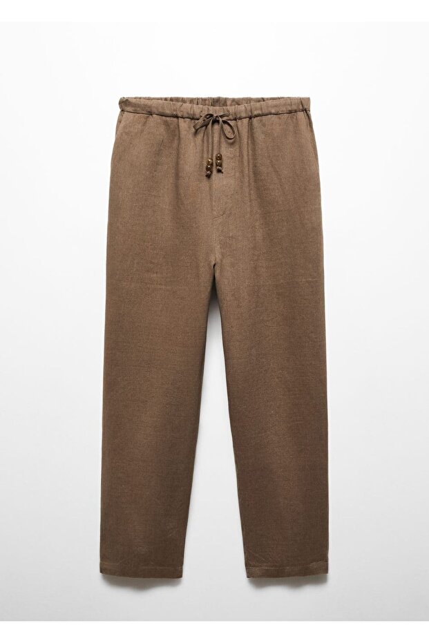 Keten jogger pantolon - 3
