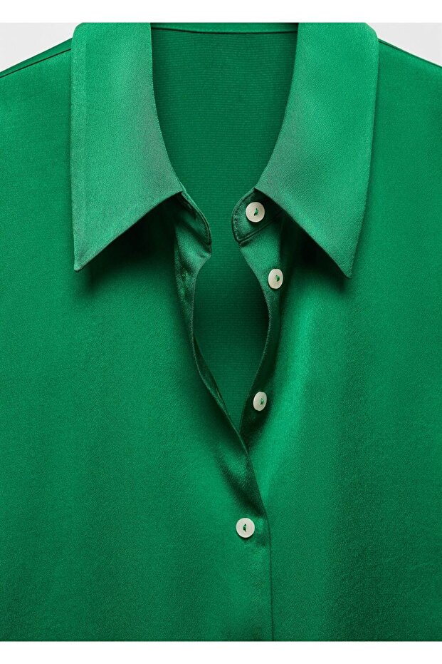 Saten dökümlü gömlek - 6