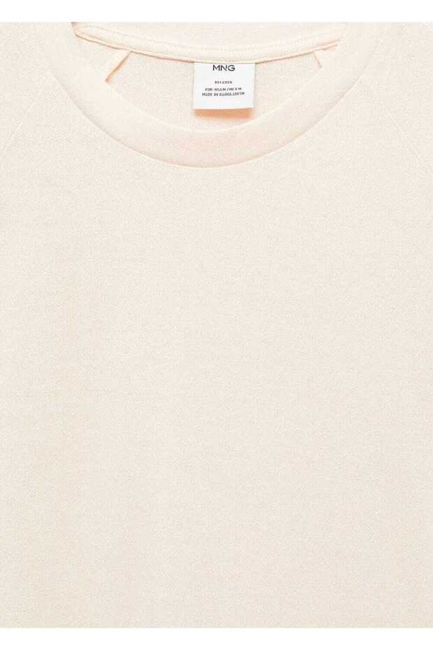 Relaxed fit pamuklu tişört - 5