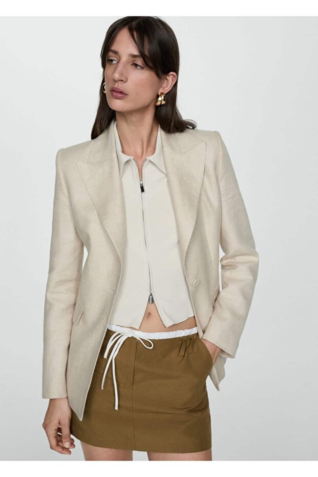 Beli kontrast mini etek - 6