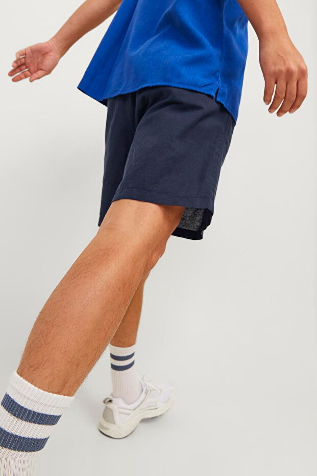 Chino Şort, S, Lacivert - 5