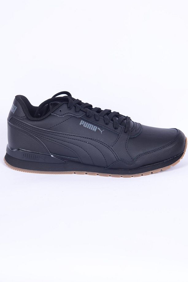 384855-04 St Runner V3 L Siyah-kahve Erkek Spor Ayakkabı - 1