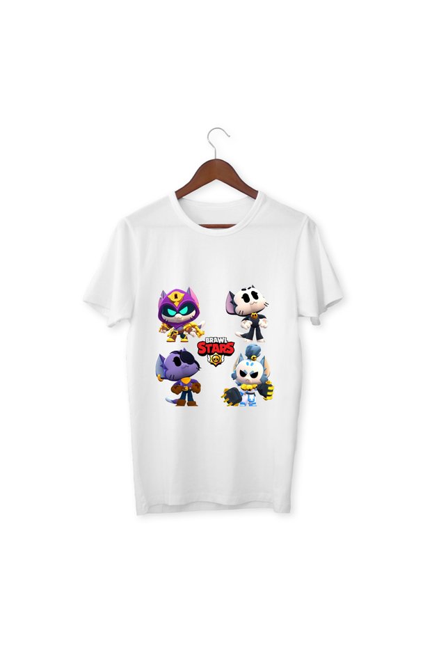 Brawl Stars Kit Kids Adult White T-Shirt Unisex Kids Tee Shirt