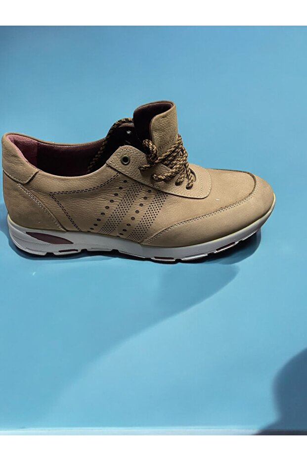 Konay 216 Genuine Leather Orthopedic Shoes with Special Heel Spur System