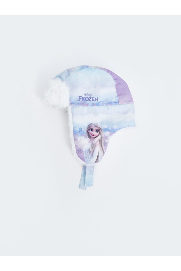 Lcwk Frozen Printed Girls' Plush Snow Hat