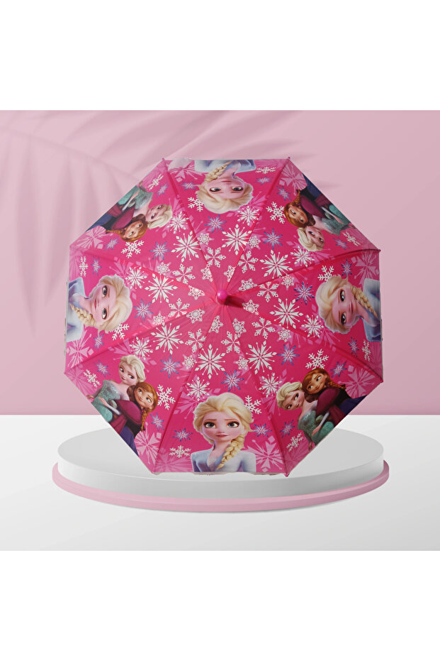 Frozen Pembe Çocuk Şemsiye - 1