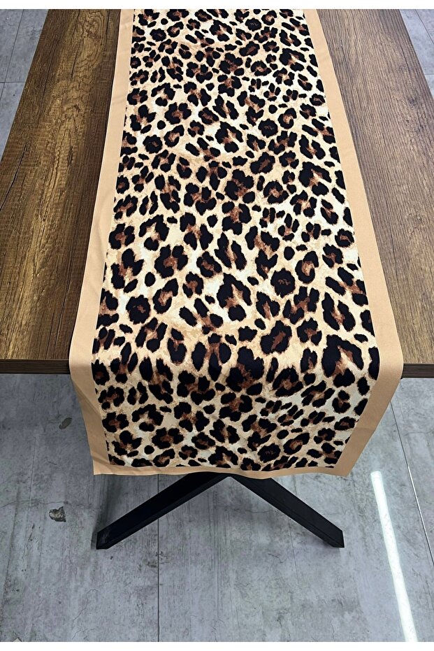 Leopard Pattern Stripe Runner 40 X 140 - 1