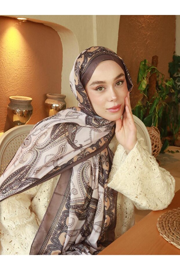 Desen Pamuk Şal - 2
