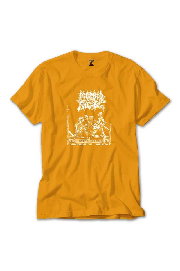 Morbid Angel Abominations Of Desolation Yellow T-Shirt