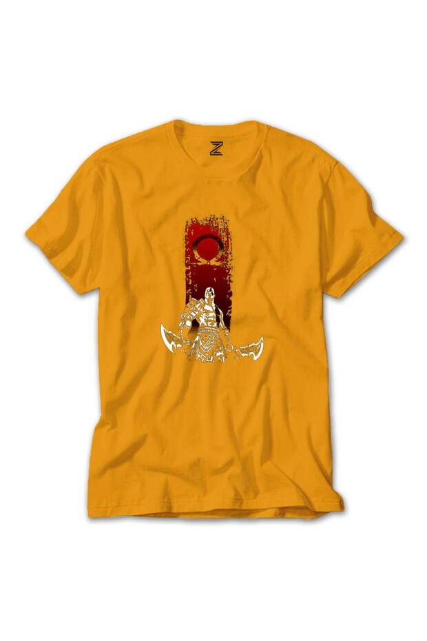 God of War Kratos Logo Yellow T-Shirt