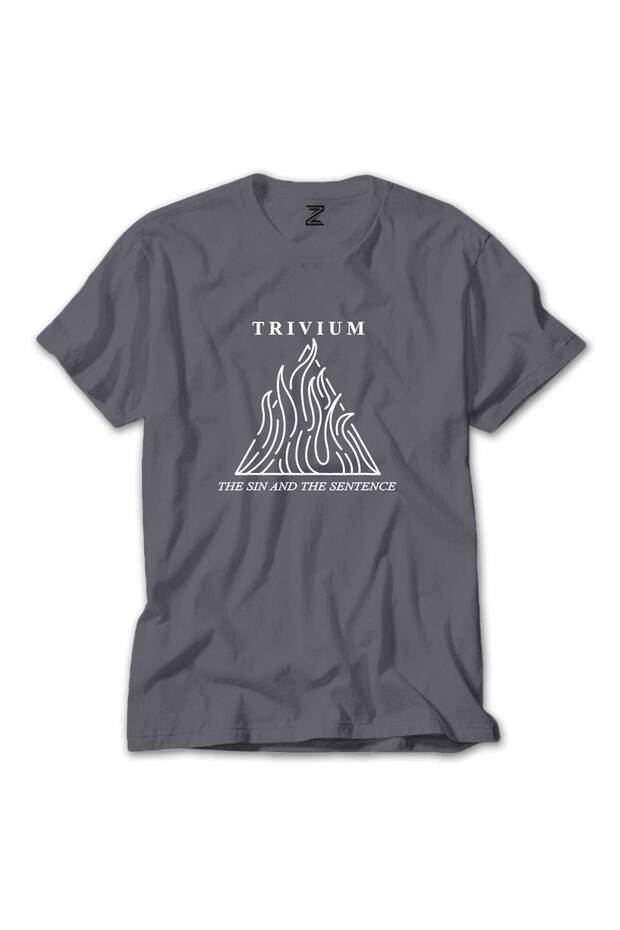 Trivium The Sin And The Sentence Gray T-Shirt