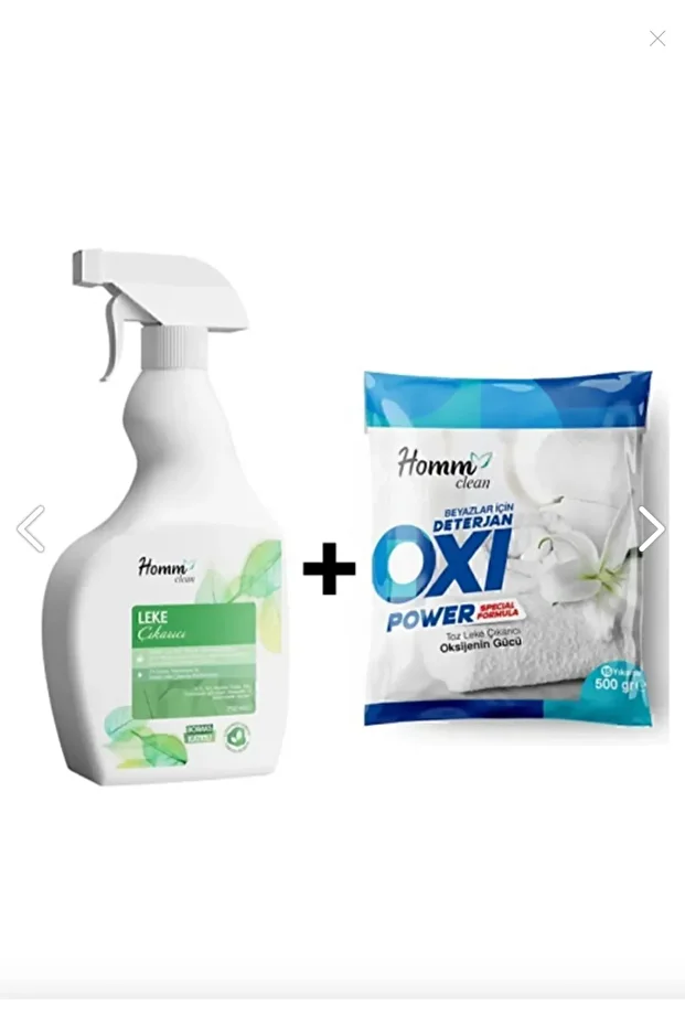 Homm Clean Leke Çıkartıcı Ve Oxi Power Beyazlar Set - 1