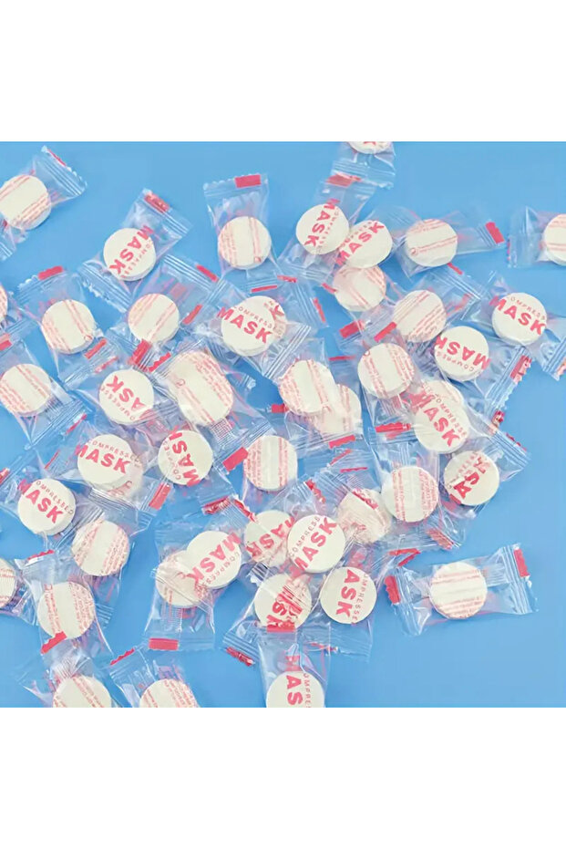 5Pcs Korean Magic Beauty Face Mask Compressed Travel Facial Mask Paper Mask Tablets - 2