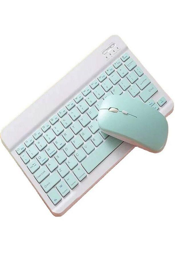 Bkb011 Mini 24x15cm Kablosuz Bluetooth Klavye & Mouse Seti - Universal Uyumlu, Taşınabilir Ve Şarjlı - 1