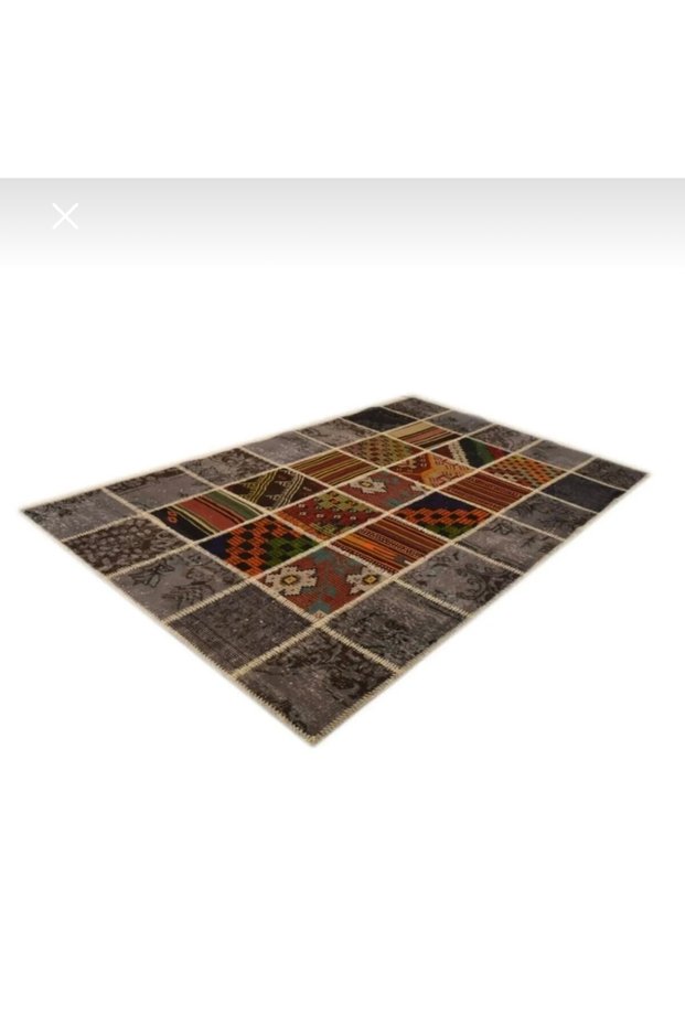 Patchwork El Dokuma Anadolu Halısı