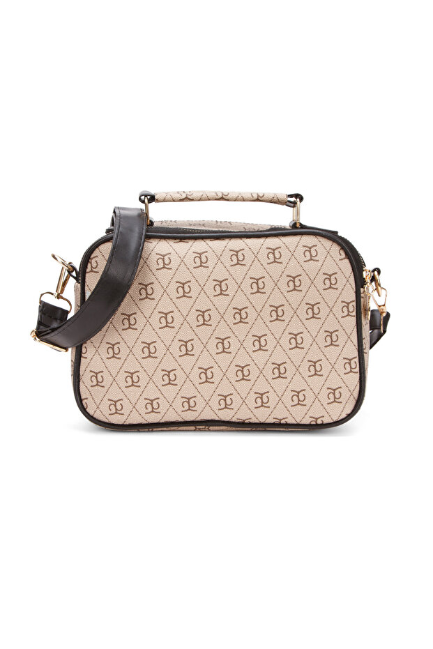 Női mintás keresztpántos kézi és válltáska - 8