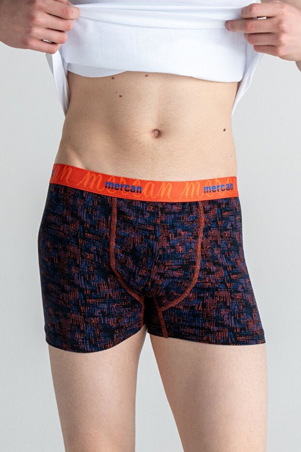 الملاكمين الرجال مرنة مطبوعة القطن منقوشة معقدة - 1