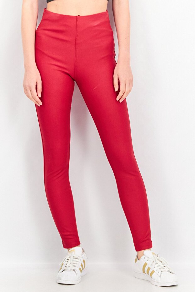 Women Regular Fit Pull On Pants, Maroon