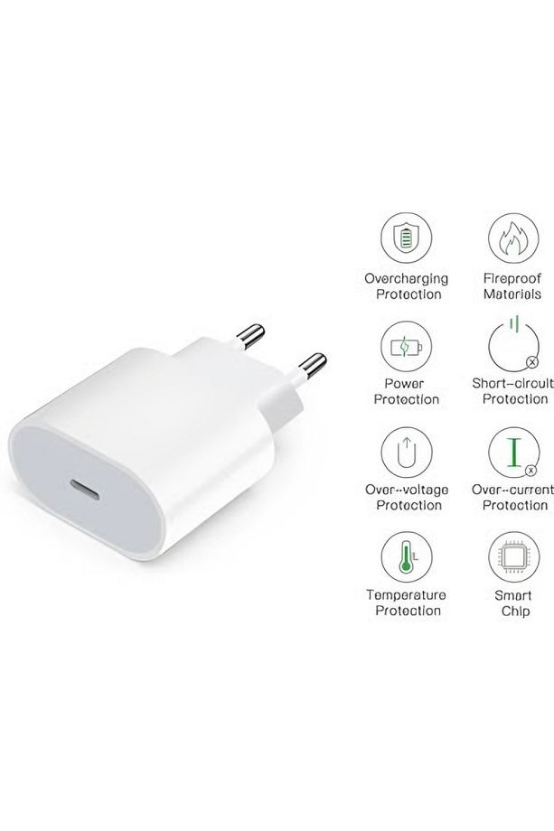 İphone Uyumlu 35watt Type-c Hızlı Şarj Adaptörü - 4