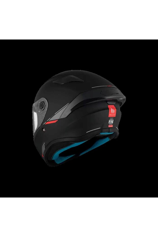 HELMETS TARGO S MAT SİYAH FULL FACE KASK - 4