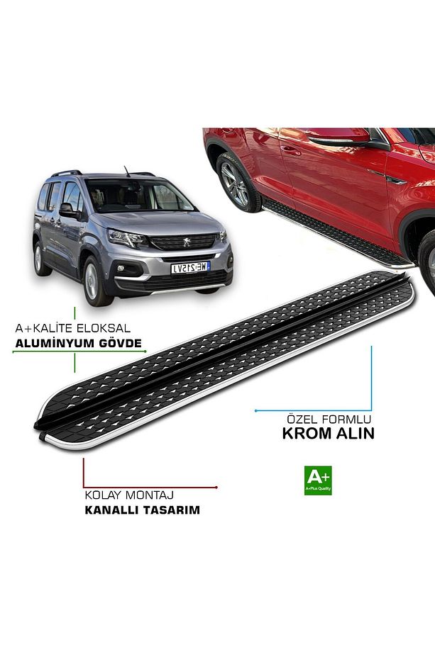 PEUGEOT RİFTER 2019 2020 2021 2022 2023 2024 2025 YAN BASAMAK DMND - 1