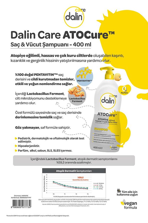 Atocure Şampuan 400 ml 2 Adet - 2