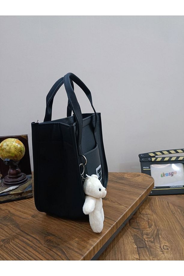 OMUZ VE KOL ÇANTASI AYIKCIKLI AYARLANABİLİR ASKILI EN: 24 CM BOY: 21 CM - 3