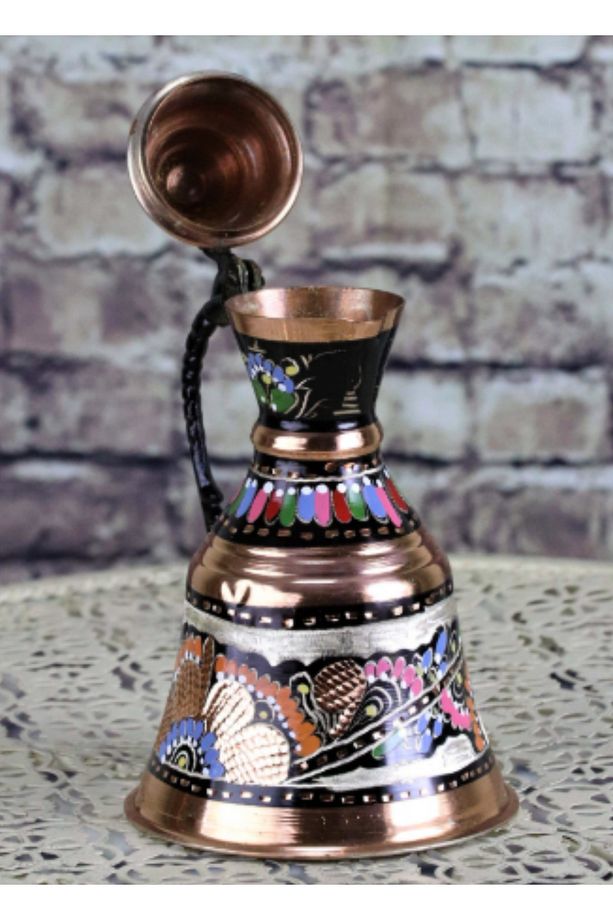 Gül Çiçek Bakır Biblo Gügüm 19 cm - 1