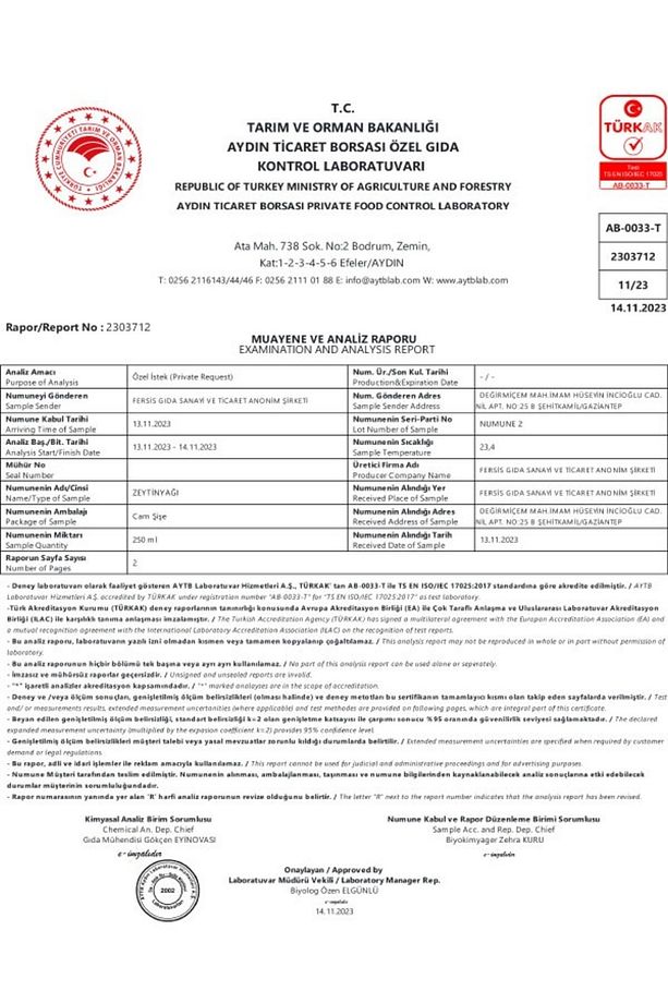 Yüksek Polifenollü Erken Hasat Soğuk Sıkım Natürel Sızma Zeytinyağı 3 Adet 250 ml ( 2023 Sezonu) . - 7