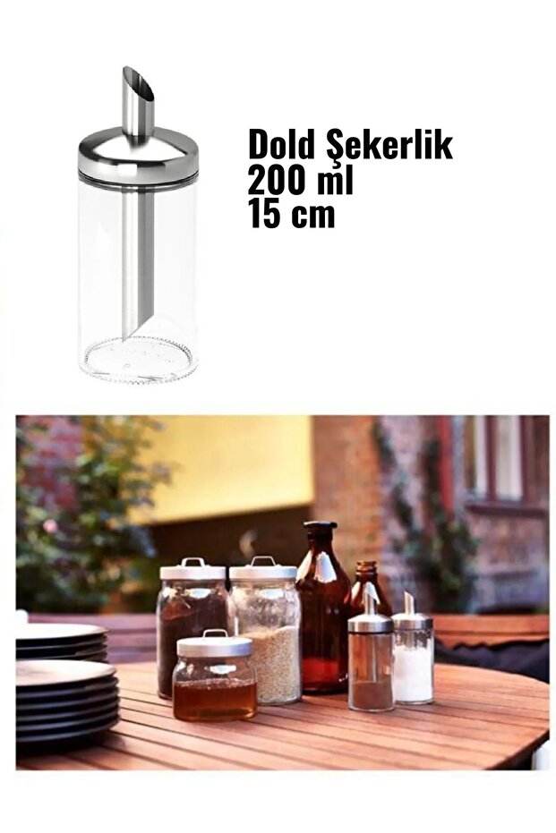 Dold Şekerlik, Cam, Pratik Şekerlik, 15 Cm - 1