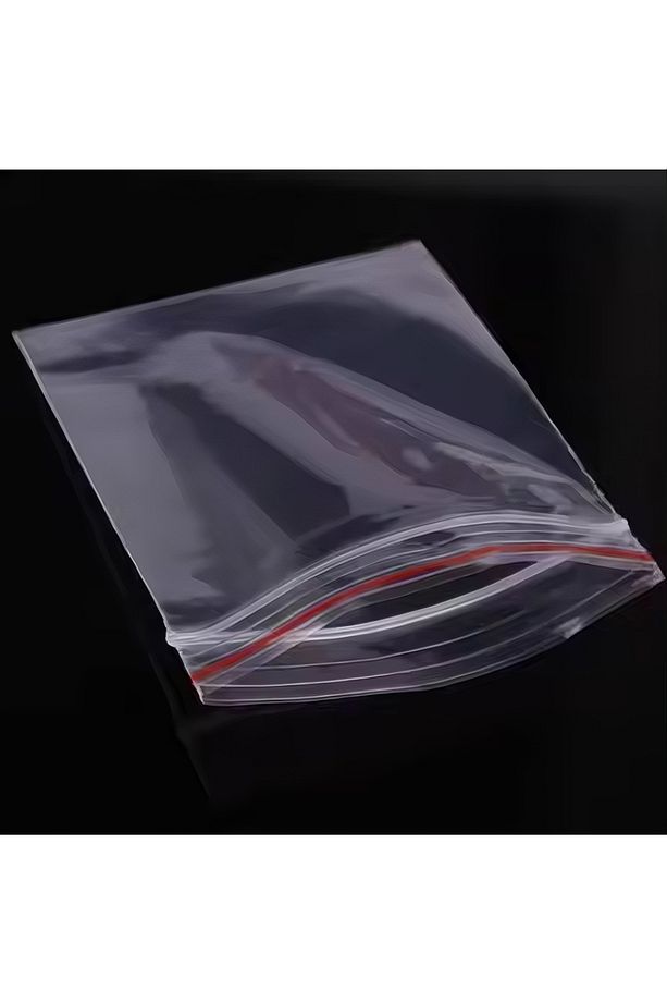 100 Adet 8X10 Cm Şeffaf Kilitli Poşet, Kına Çerez Kuruyemiş Poşeti, Kilitli Torba - 7