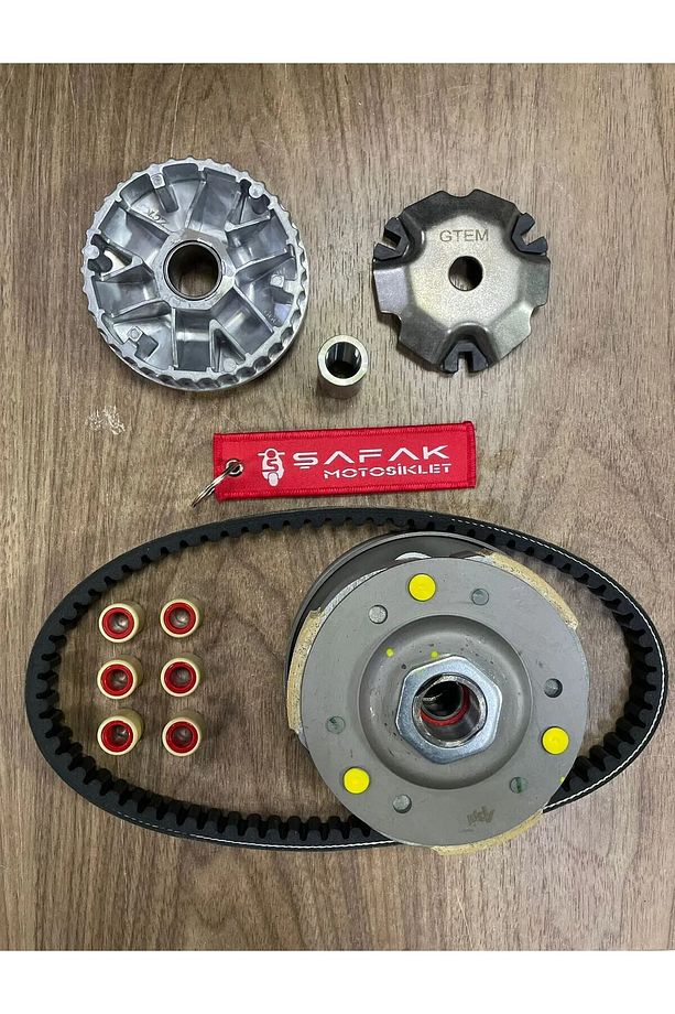 SPONTİNİ 110 ÖN VARYATÖR KAYIŞ ARKA DEBRİYAJ KOMPLE SET (A KALİTE) - 1