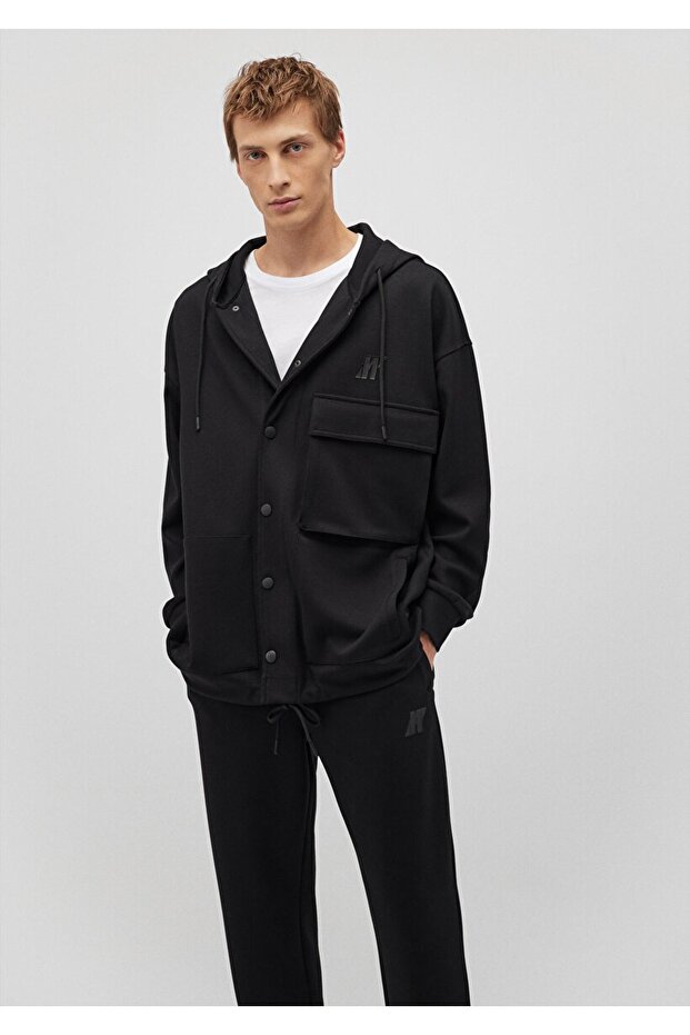 Erkrk Kapüşonlu Sweatshirt - 1