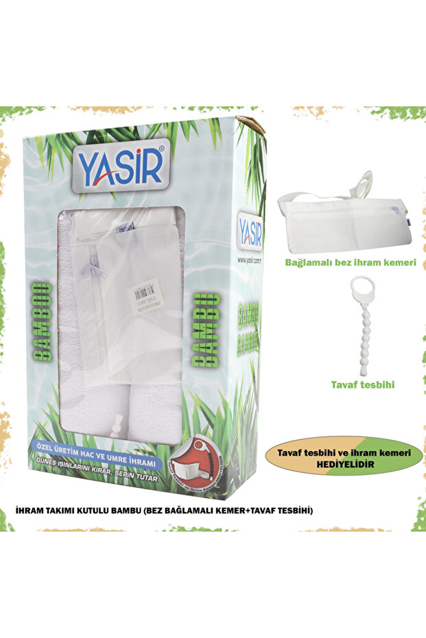 Ihram Suit Boxed Bamboo (Bez Bağlamali Kemer+Tavaf Tesbi̇hi̇))