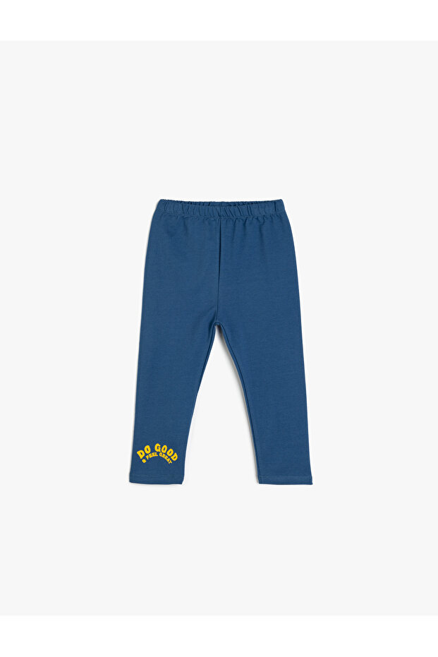 Printed Regular Leg Cotton Sweatpants