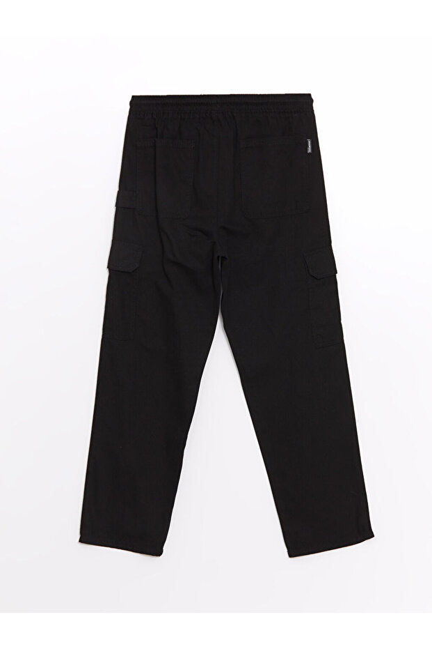 LCW Casual Siyah Standart Kalıp Erkek Kargo Pantolon - 6
