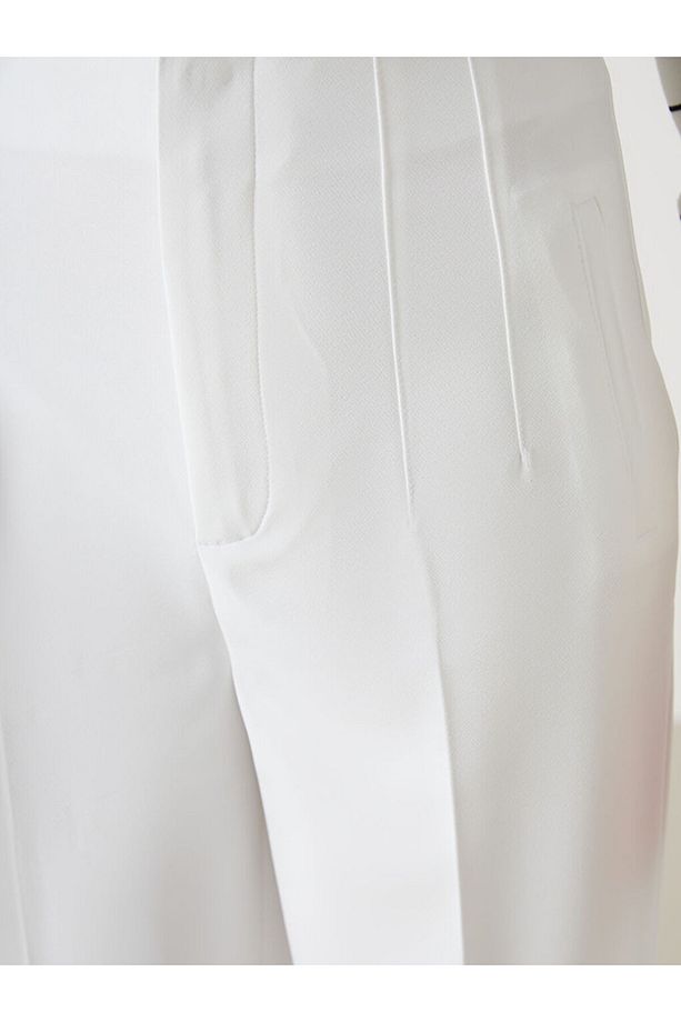 LCW Vision Ekru Dar Fit Kadın Pantolon - 3