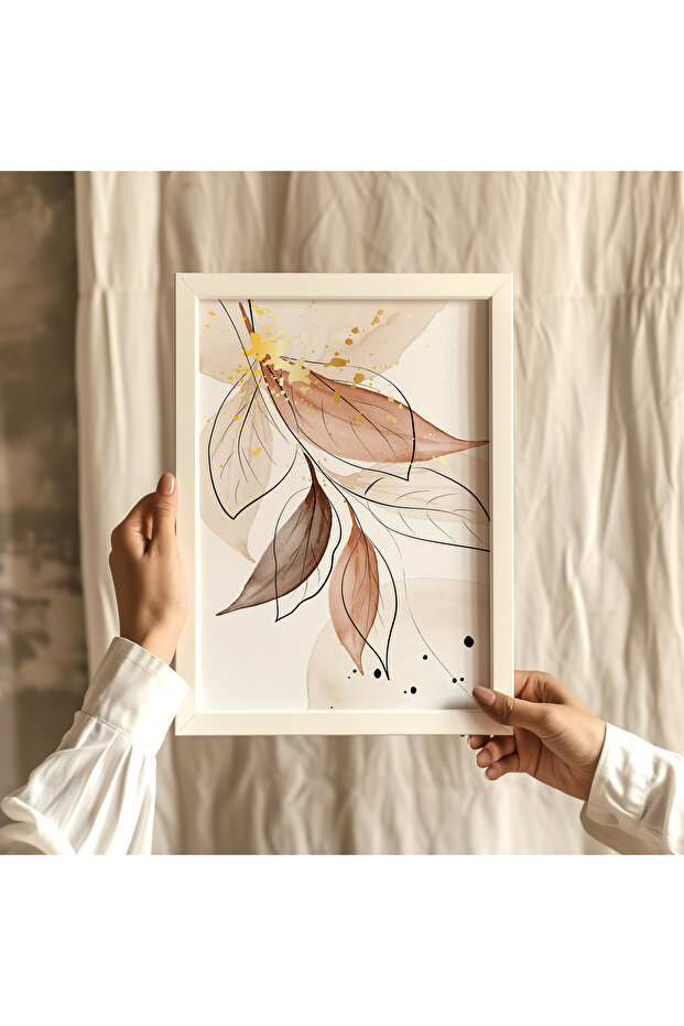 3 Parça Çerçeveli Ahşap Tablo Seti - 2