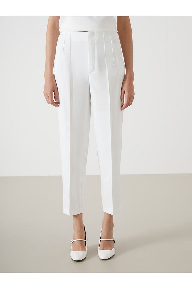 LCW Vision Ekru Dar Fit Kadın Pantolon - 2