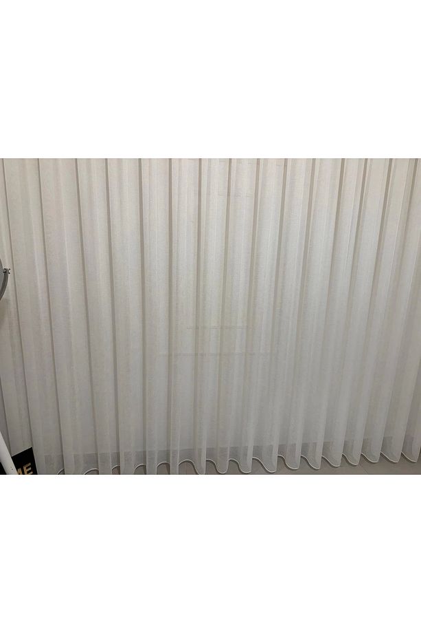Nivemeshome Keten Tül Sezer Çöl Tasarım 1/2,5 Pileli Tül Perde Apm - 8